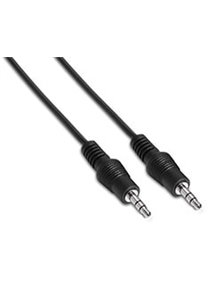 Cable AISENS Audio Jack3.5 M-M Negro 1.5m (A128-0142)