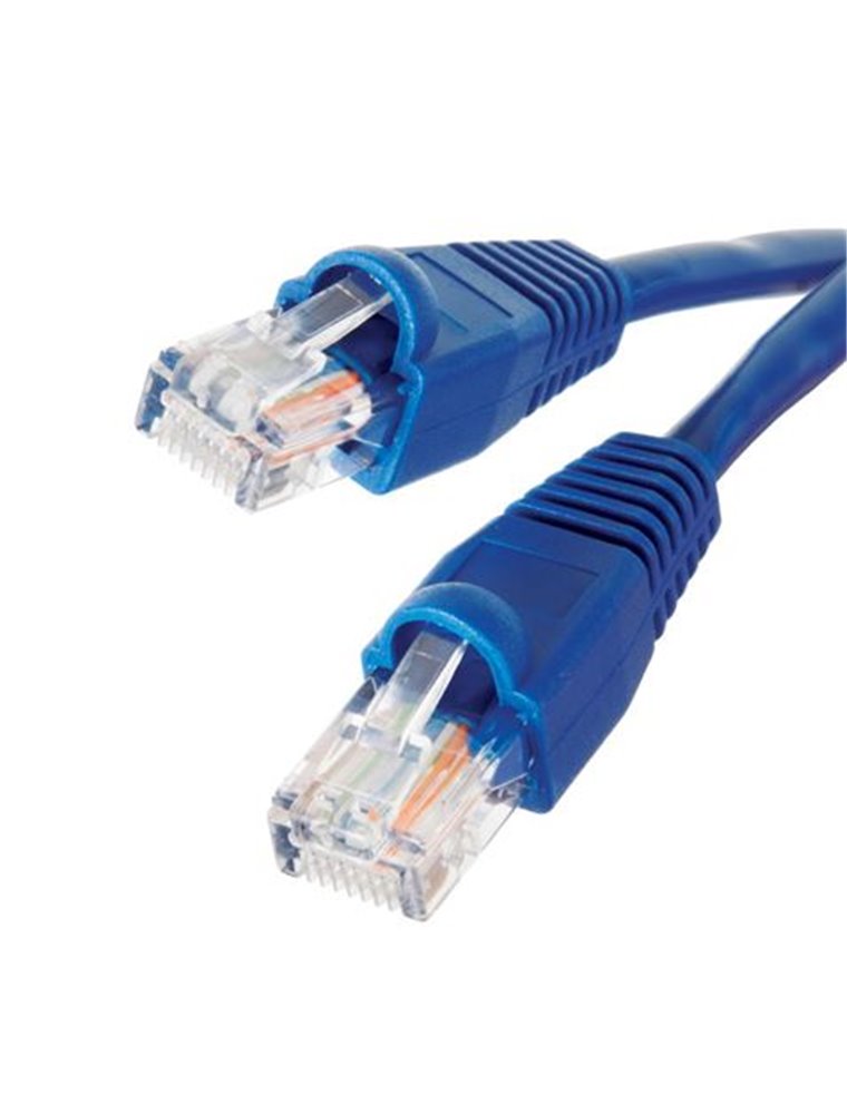 Cable Cromad de red UTP CAT 6 2M Azul 100% COBRE