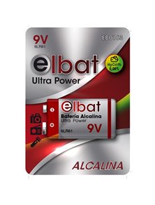 BLISTER 1 PC PILA ALCALINA 6LR61/9V ELBAT
