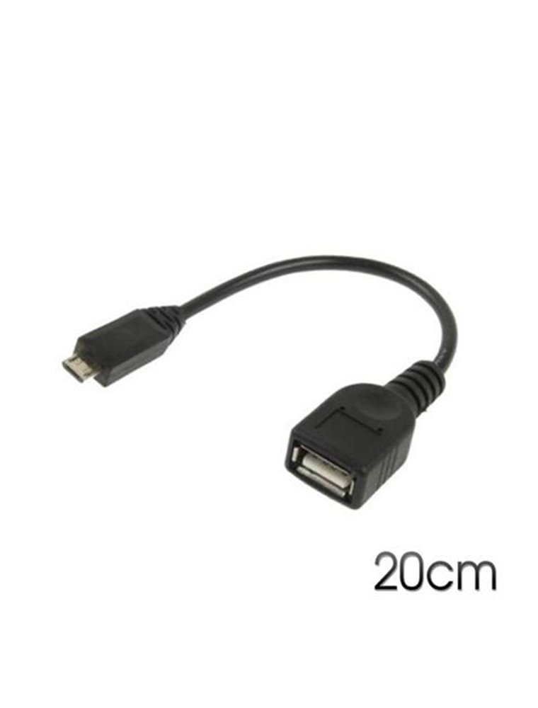 CABLE OTG MICRO USB A USB 20CM CROMAD