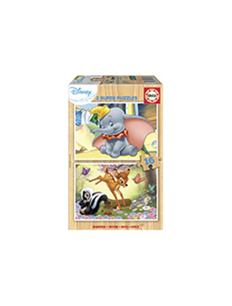Puzzle Madera EDUCA BORRAS Disney Animals 2x16(18079)