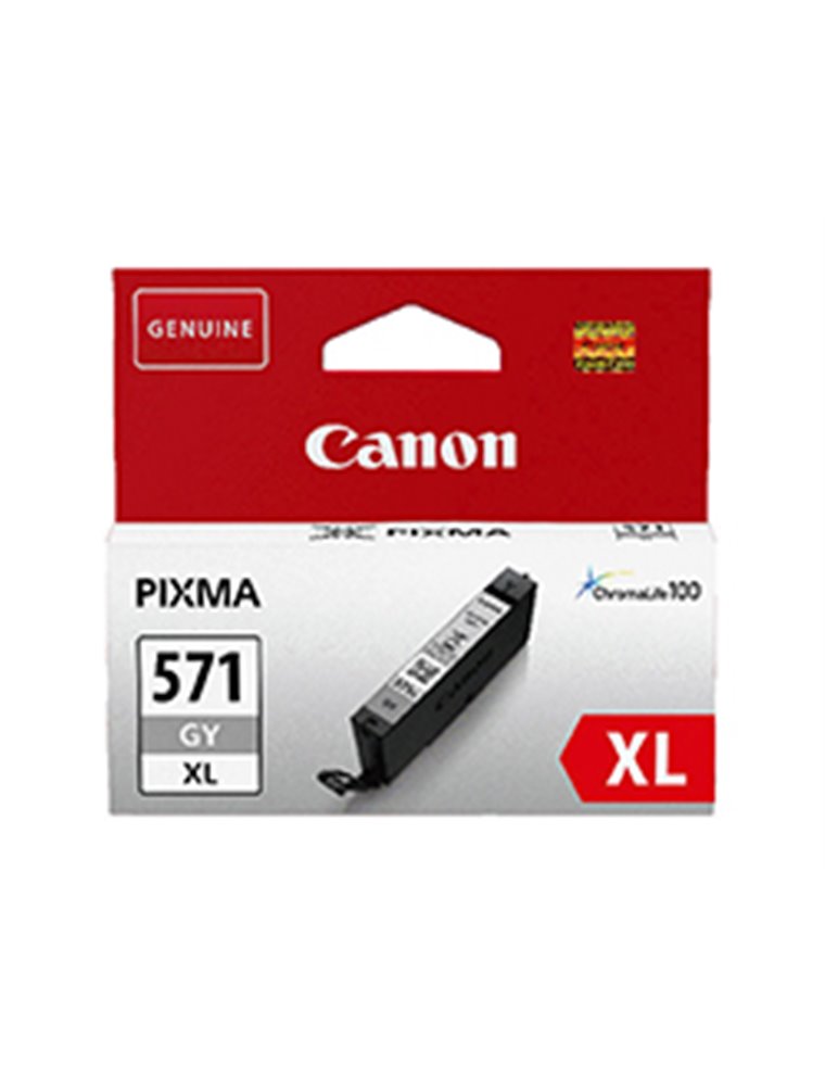 Tinta Canon CLI-571GY XL Gris 11ml 289 pág (0335C001)