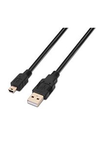 Cable AISENS USB2.0 A/M-Mini B/M 1.8m Negro (A101-0025)