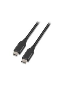 Cable AISENS USB3.1-C/M a USB-C/M Negro 1m(A107-0061)