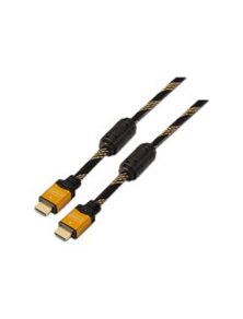 Cable AISENS Ferrita HDMI A/M-A/M 3m Oro (A119-0112)