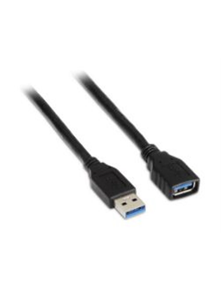 Cable AISENS USB3.0 A/M-A/H 1m Negro (A105-0041)
