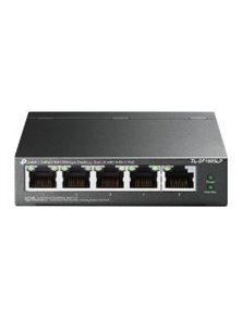 Switch TP-Link 5p 10/100 41W PoE Negro (TL-SF1005LP)