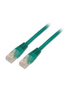 Cable Red AISENS RJ45 Cat.5e UTP Verde 1m (A133-0194)