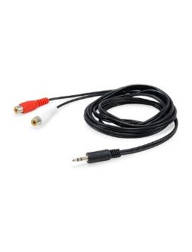 Cable EQUIP miniJack 3.5mm/M a RCA/H 2.5m (EQ147093)