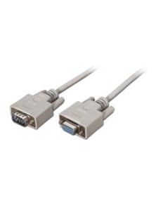 Cable AISENS RS232 DB9/M-DB9/H Beige 1.8m (A112-0065)