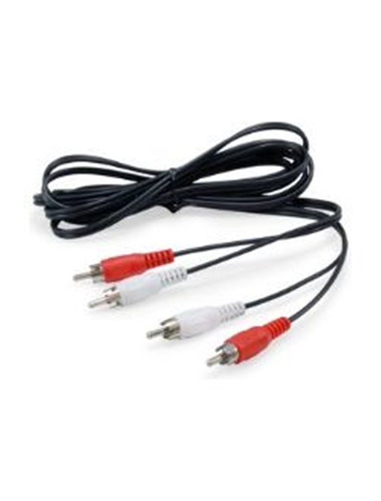 Cable EQUIP Audio 2 RCA/M a 2 RCA/M 2.5m (EQ147094)