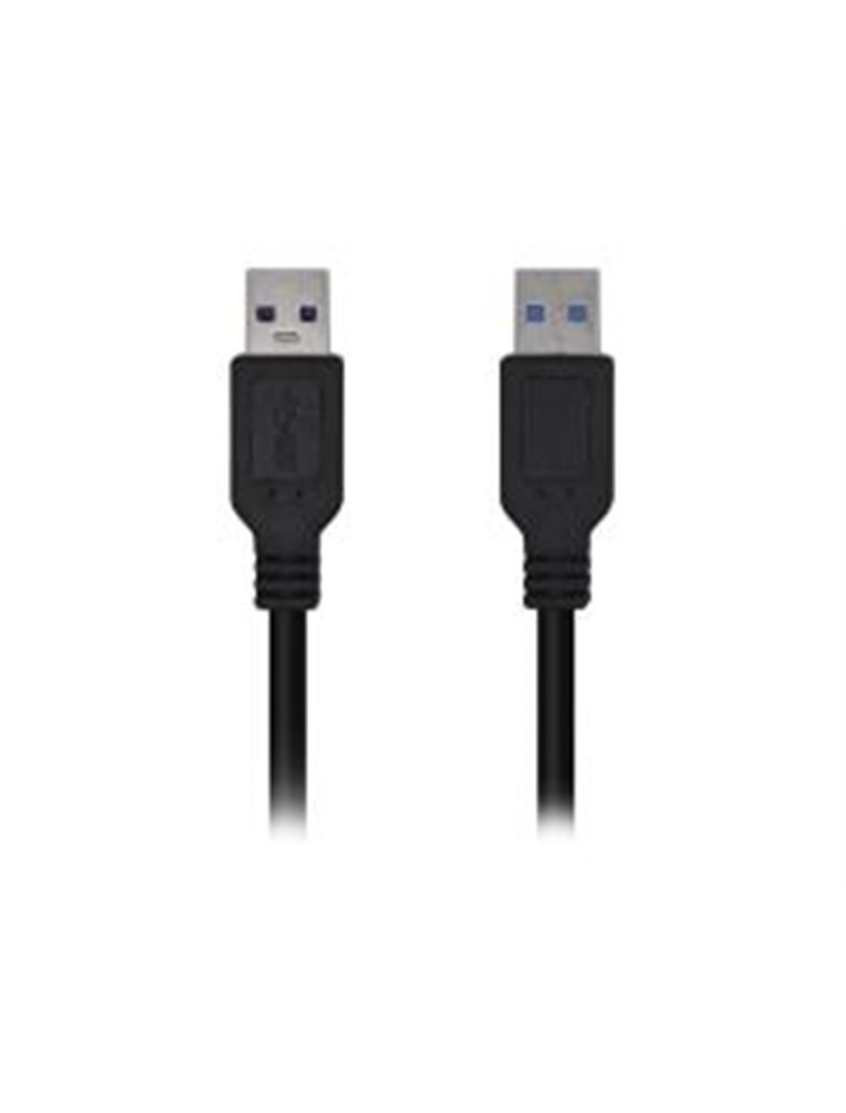 Cable AISENS USB 3.0 A/M-A/M Negro 1m (A105-0446)
