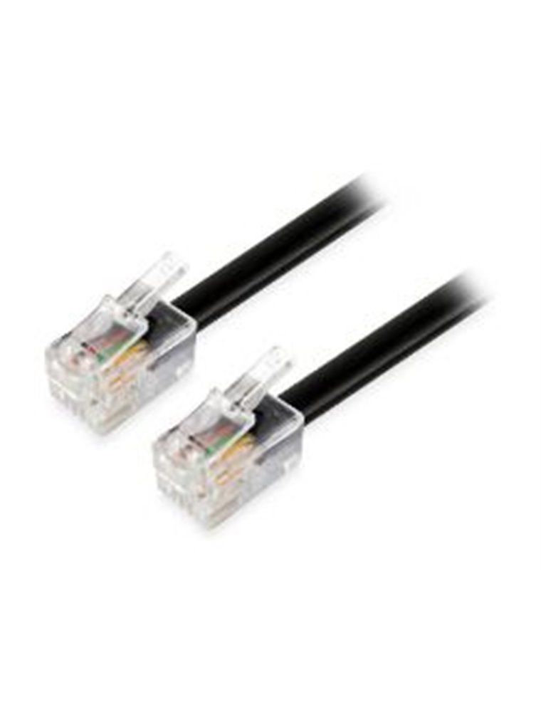 Cable Telefónico EQUIP RJ11 5m Negro (EQ105104)
