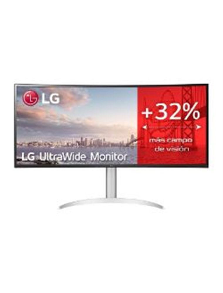Monitor LG 38" UltraWide QHD+ 21:9 Curvo (38WQ75C-W)