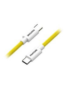 Cable PANTONE USB-C a USB-C Amarillo (PT-CTC002-5Y)