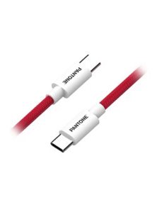 Cable PANTONE USB-C a USB-C Rojo (PT-CTC002-5R1)