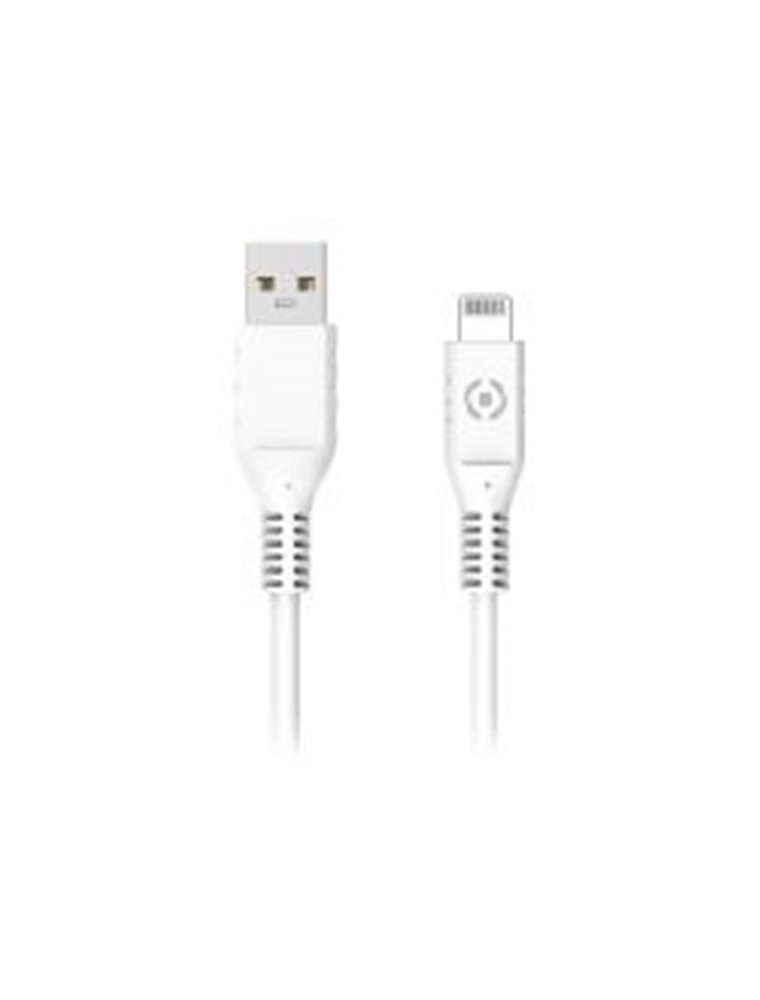 Cable CELLY Usb-A a Lightning 12W 1m (RTGUSBLIGHTWH)