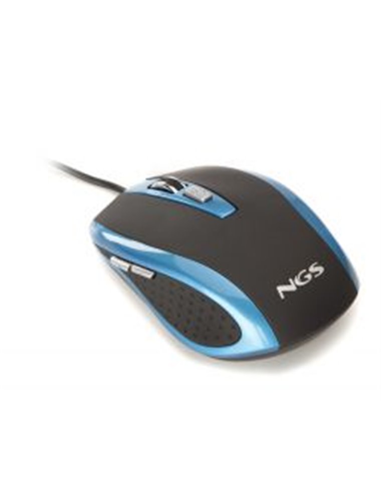 Ratón NGS Óptico USB-A 16000dpi Azul (TICK BLUE)