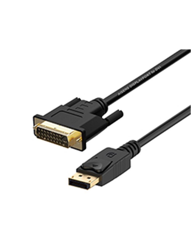 Cable AISENS Displayport/M a DVI/M 2m Negro (A125-0366)