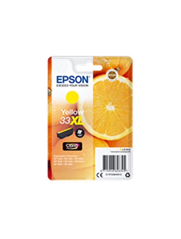 Tinta Epson 33XL T336 Amarillo 8.9ml (C13T33644012)