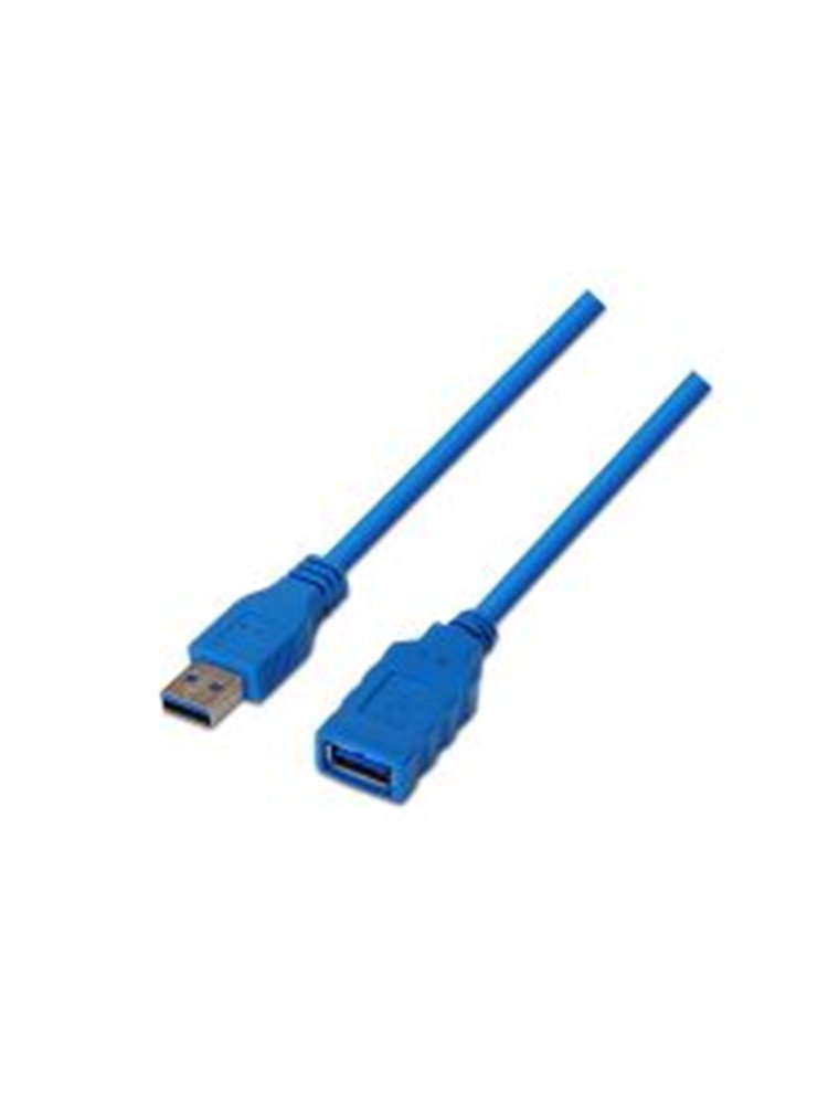 Nanocable USB 3.0 Tipo A/M-A/H 1m Azul (10.01.0901-BL)