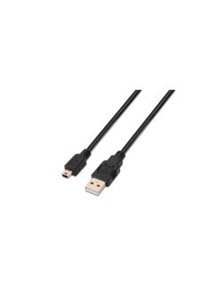 Nanocable USB 2.0 A/M-MiniUSB B/M 3m Negro (10.01.0403)