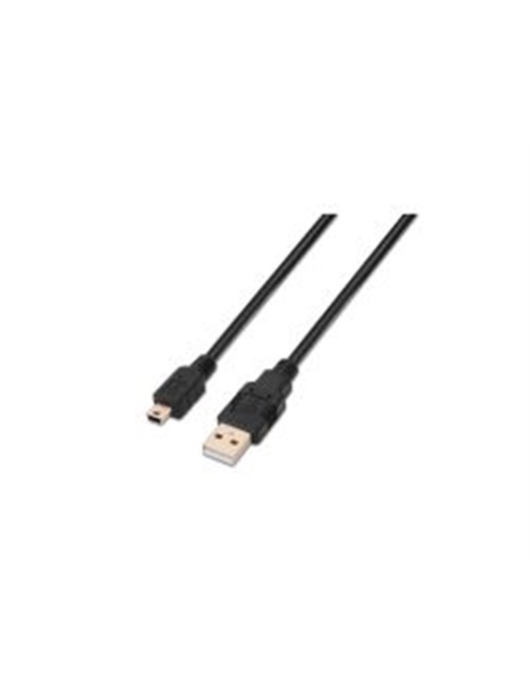 Nanocable USB 2.0 A/M-MiniUSB B/M 3m Negro (10.01.0403)