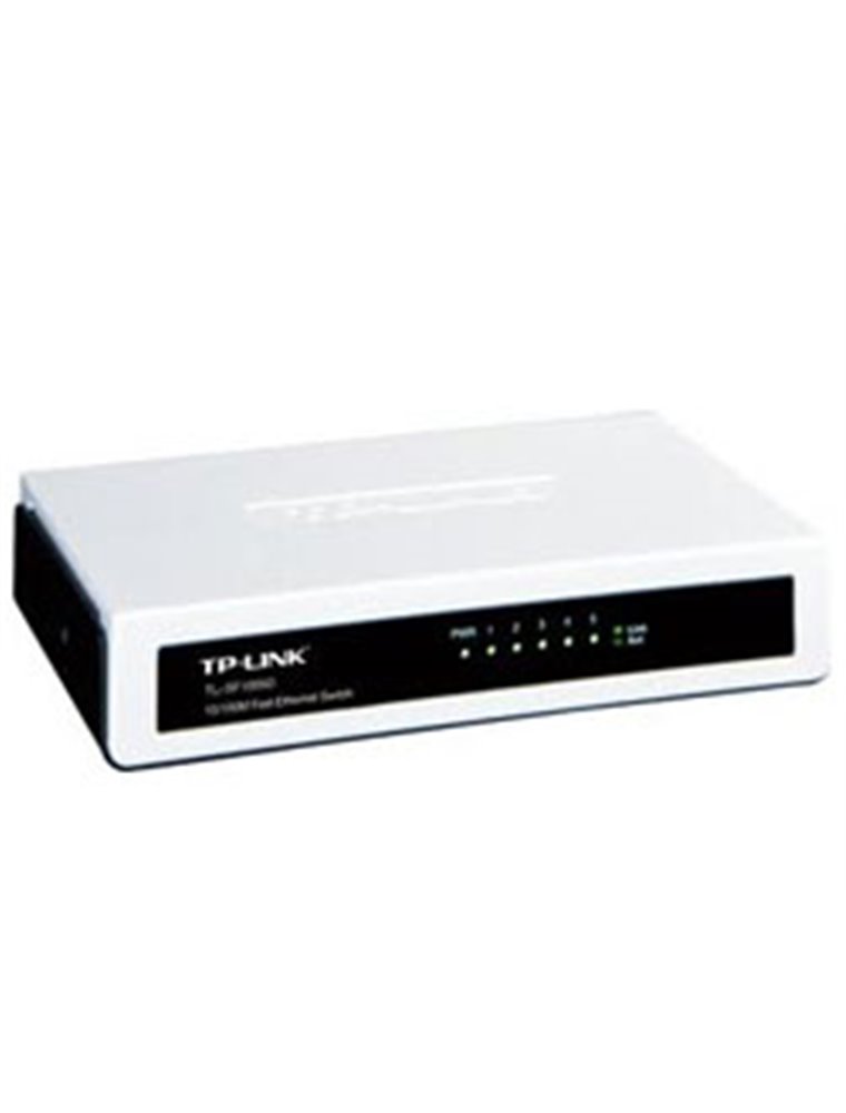 Switch TP-Link 5p 10/100/1000 Negro (TL-SG1005D)