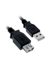 Nanocable USB 2.0 A/M-A/H 1.8m Negro (10.01.0203-BK)