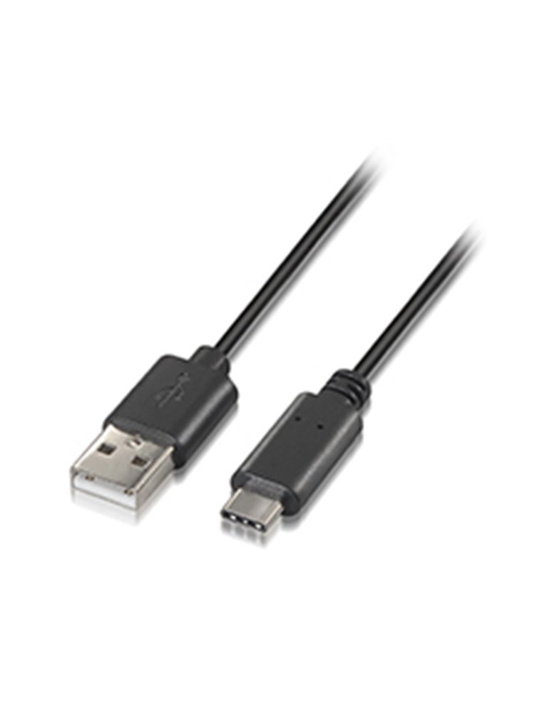 Cable AISENS USB2.0 3A Tipo C/M-A/M 1m (A107-0051)