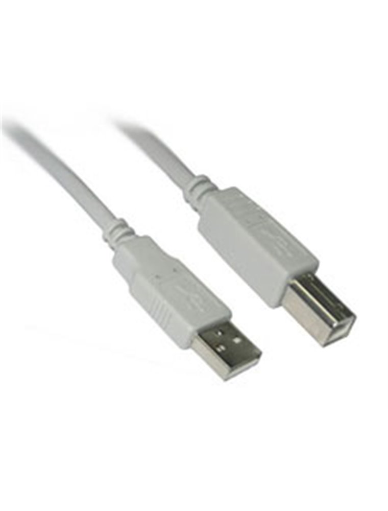 Nanocable USB 2.0 A/M-B/M 3m Beige (10.01.0104)