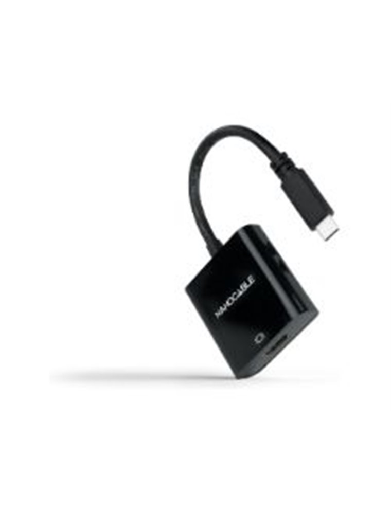 Adaptador Nanocable USB-C a HDMI Negro (10.16.4102-BK)