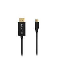 Cable AISENS USB-C/M a DP/M 1.8m Negro (A109-0687)