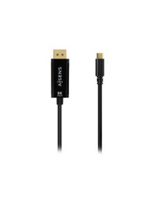Cable AISENS USB-C/M a DP/M 0.8m Negro (A109-0688)