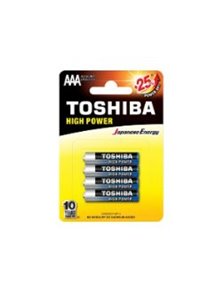 Pack 4 Pilas Toshiba AAA Alcalinas LR03 1.5V(R03AT BL4)