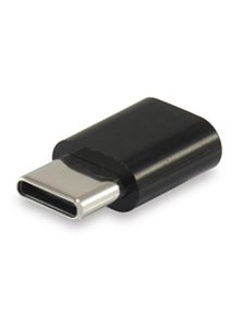 Adaptador EQUIP USB-C/M a mUSB-B/H Negro (EQ133472)