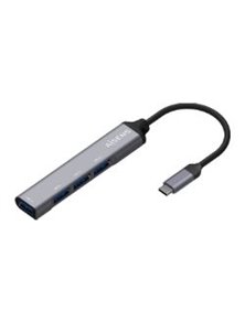 Hub AISENS USB-C 3.0 a 4xUSB-A 3.0 Gris (A109-0541)