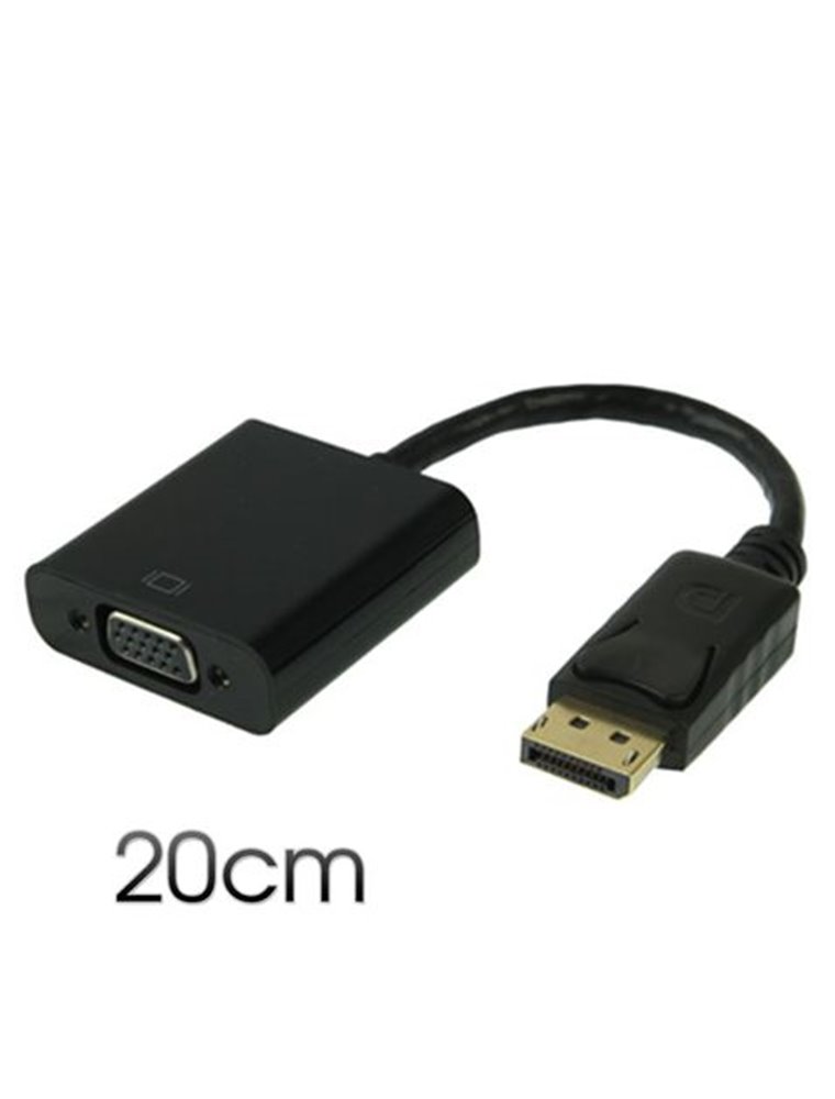 CABLE DISPLAY PORT A VGA 20CM CROMAD