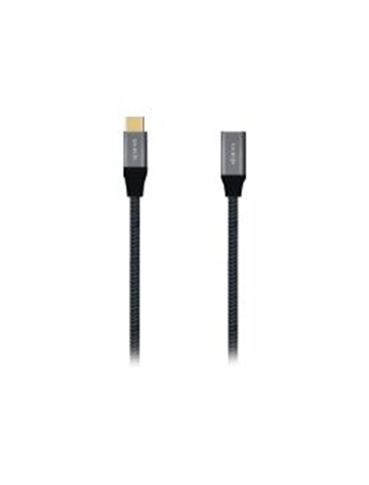 Cable AISENS USB3.2-C/M-USB-C/H 1m Gris (A107-0635)