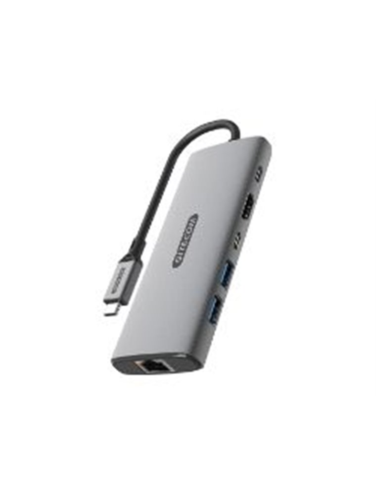 Hub Sitecom 6en1 USB-C a HDMI/RJ45/USB-A/C (CN-5506)
