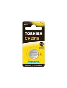 Pila de Botón Toshiba CR2016 Litio 3V (CR2016 CP-1C)