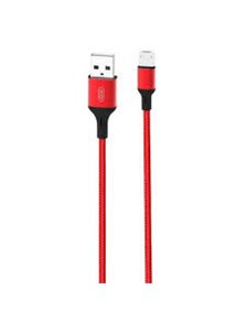 CABLE NB143 CORDON USB - LIGHTNING | 2.4A | 1 MTR | ROJO XO
