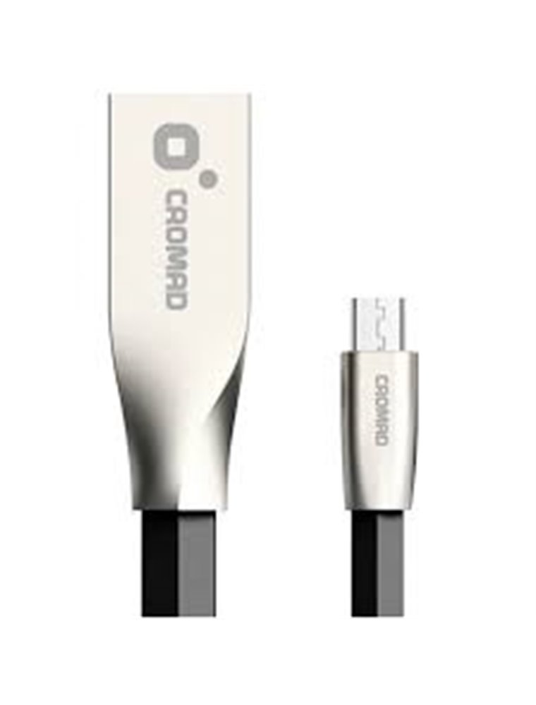 CABLE PLANO HQ USB A MICRO USB 1 METRO 2A CROMAD