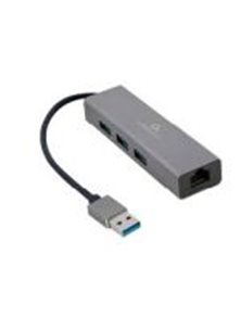 GEMBIRD ADAPTADOR DE RED USB-AM GIGABIT CON CONCENTRADOR USB 3.0 DE 3 PUERTOS