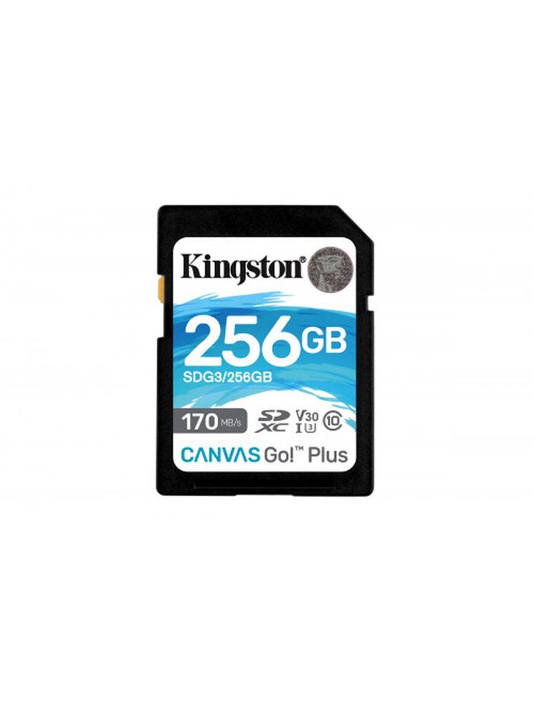 KINGSTON TECHNOLOGY CANVAS GO! PLUS MEMORIA FLASH 256 GB SD CLASE 10 UHS-I