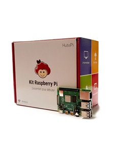RASPBERRY KIT PLACA BASE PI 4 1GB + CARCASA + CARGADOR INCLUYE FUENTE+CABLE HDMI+MICROSD 32GB/4xDISIPADOR