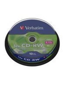 VERBATIM CD-RW 700MB 8-12 X BOTE 10UD