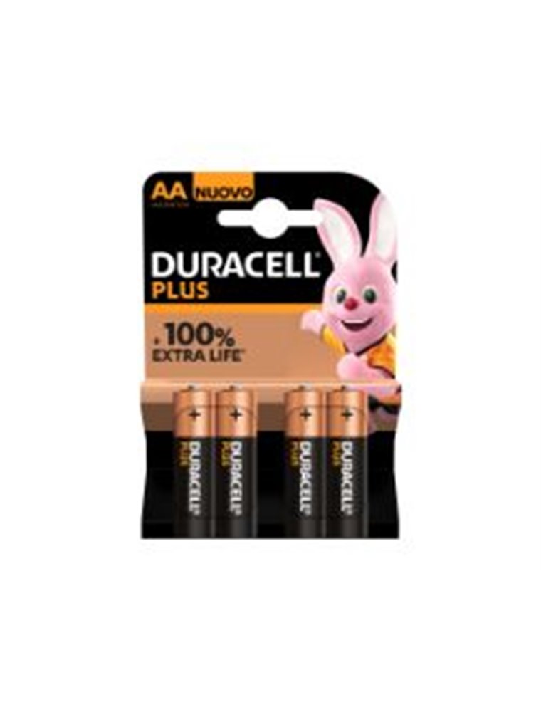 Pack 4 Pilas Duracell Plus Extra Life AA (LR6/MN1500)