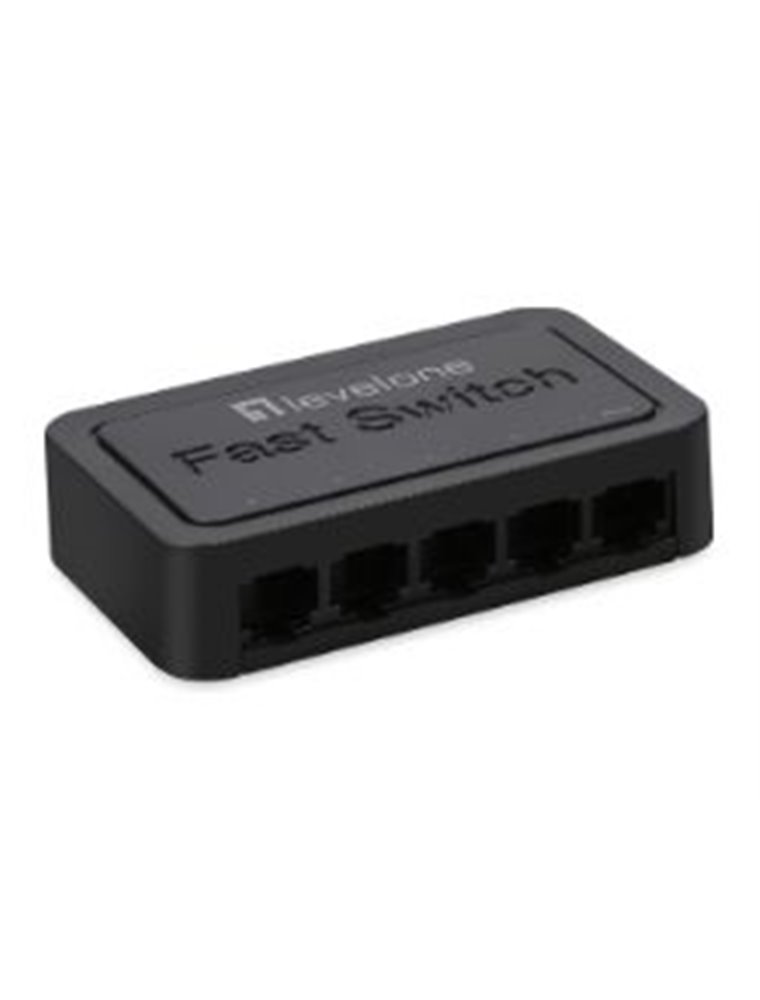 Switch LevelOne 5p Fast Ethernet Negro (FEU-0512)