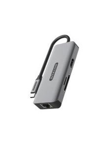 Docking Sitecom 6en1 USB-C a HDMI/USB-A/SD (CN-5503)